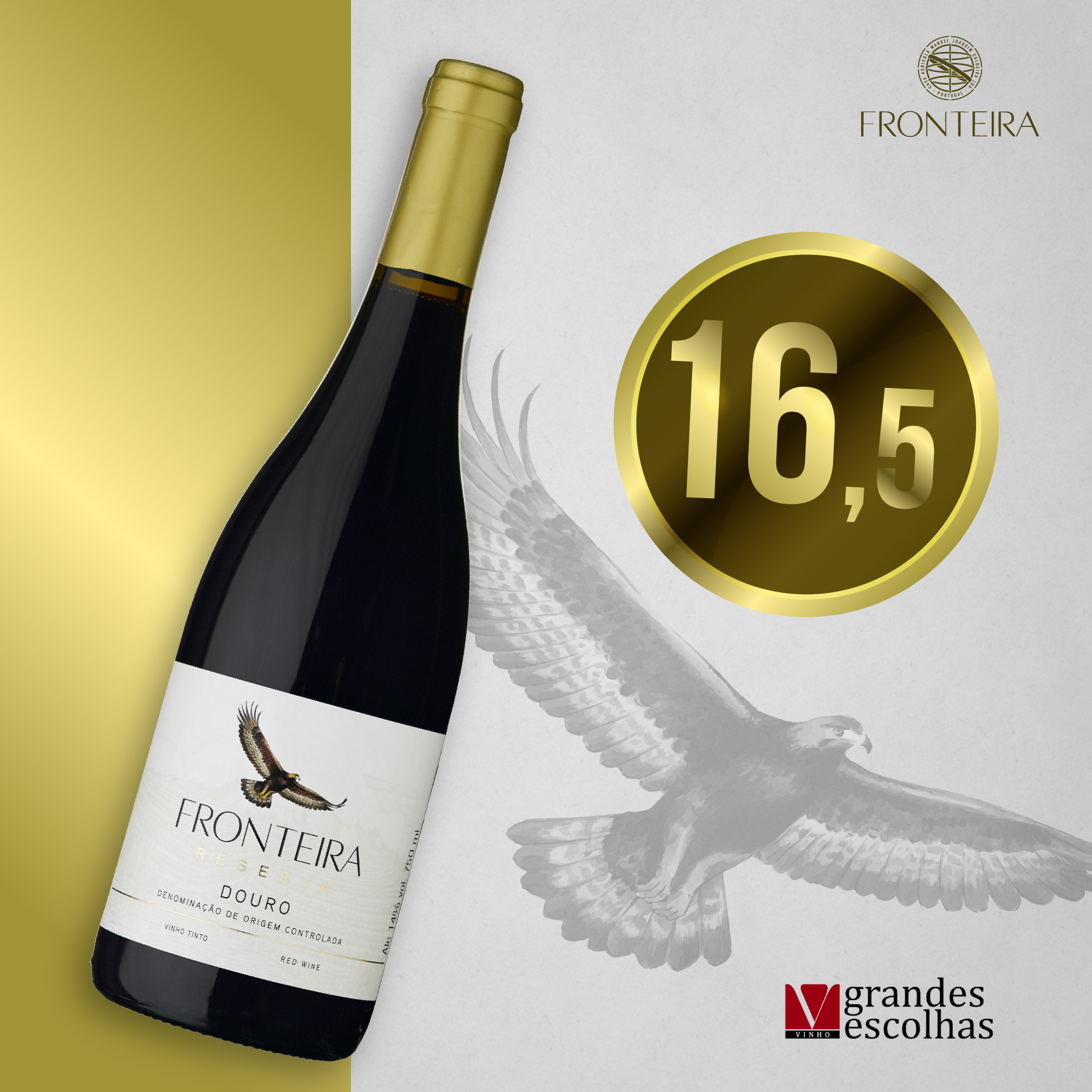 Grandes Escolhas - Fronteira Tinto recebe cotação de 16,5 pela Vinho Grandes Escolhas