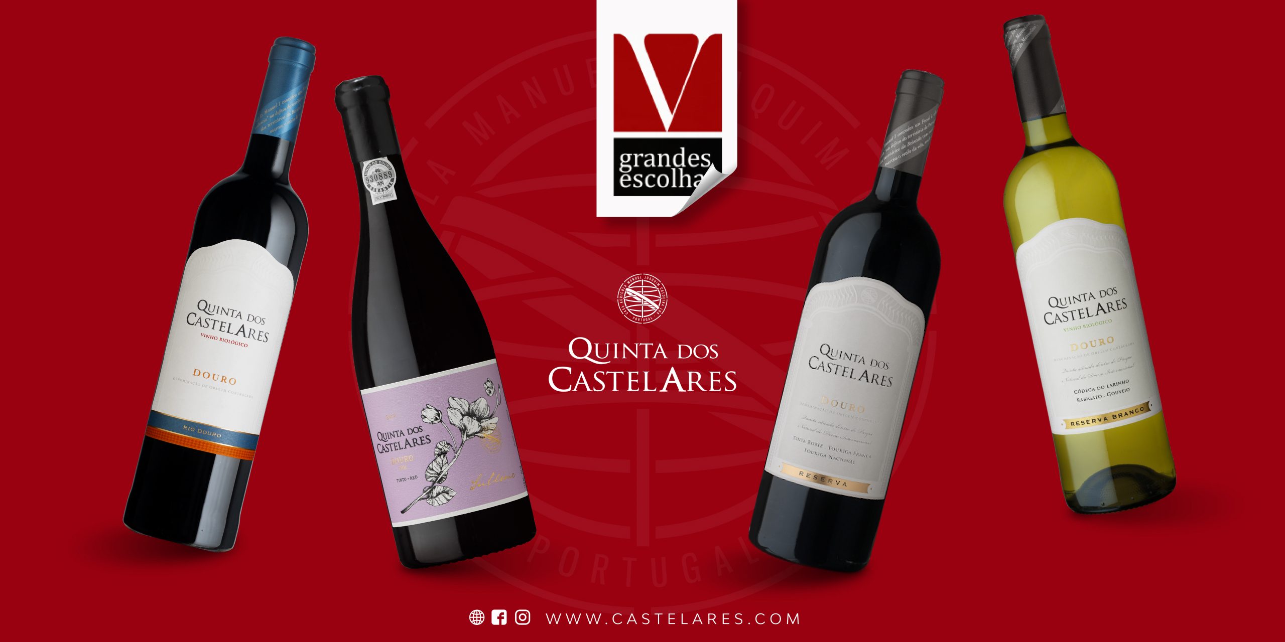 Quinta dos Castelares em destaques nas avaliações Vinho Grandes Escolhas