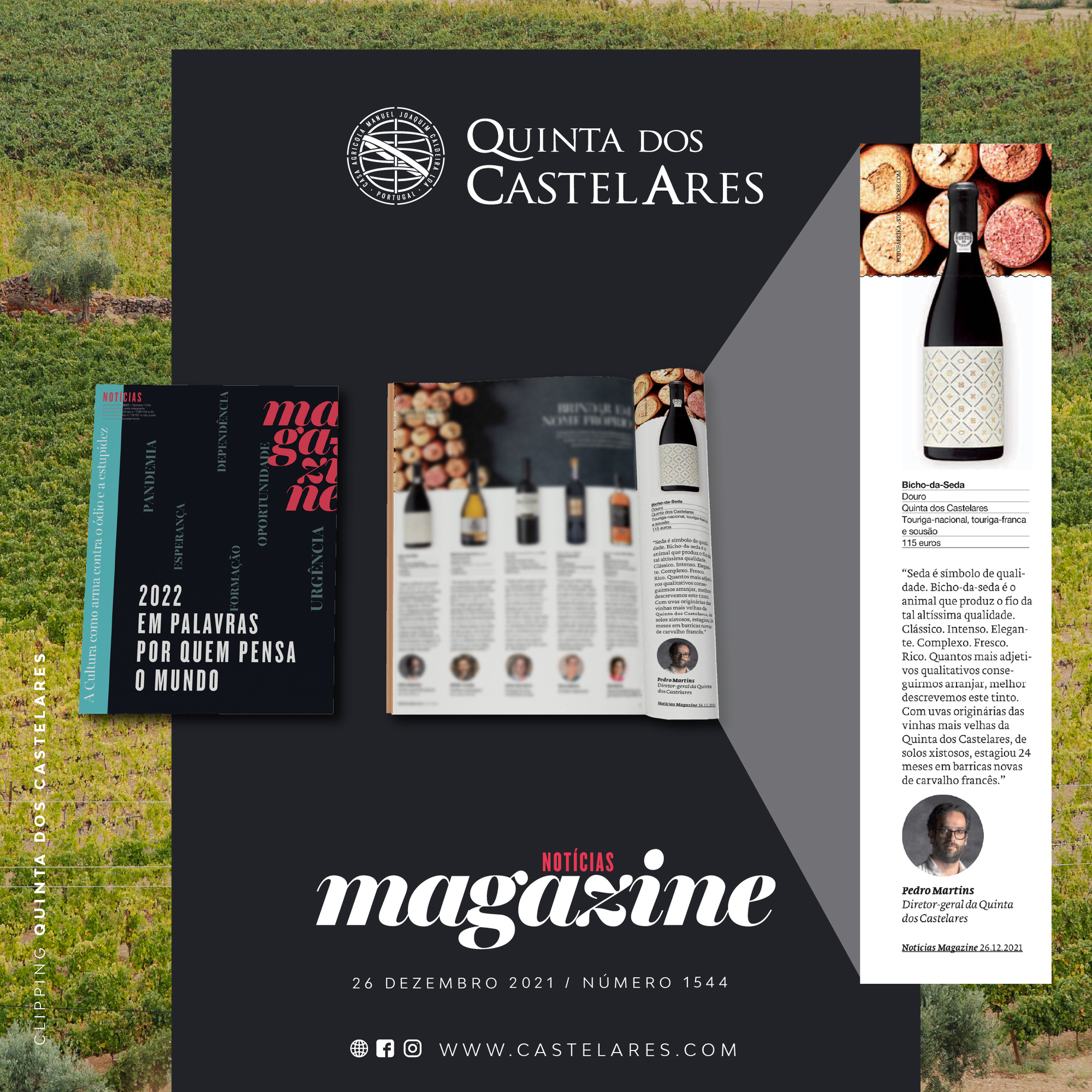 Clipping Quinta dos Castelares | Notícias Magazine